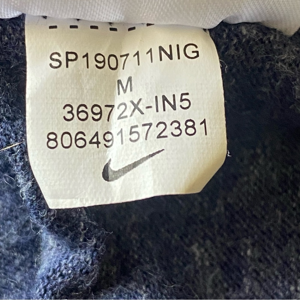 Nike Women's Blue Hoodie with Red Accents Sz M - Picture 11 of 14